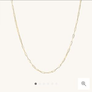 BRAND NEW Mejuri Boyfriend Bold Chain Necklace 14k Yellow Gold
